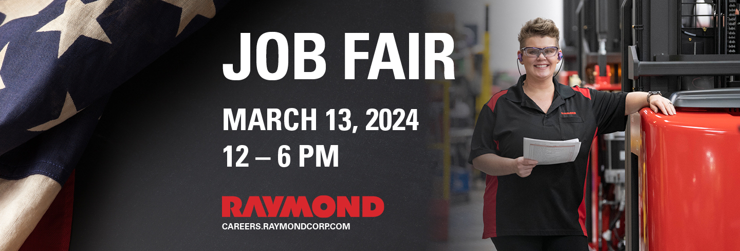 Raymond Job Fair, March 13th, 2024, 12 - 6 pm